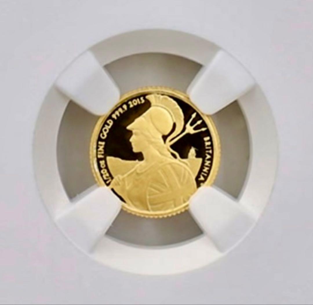 2015年イギリス ブリタニア 1ポンド NGC PF70ULTRA CAMEO