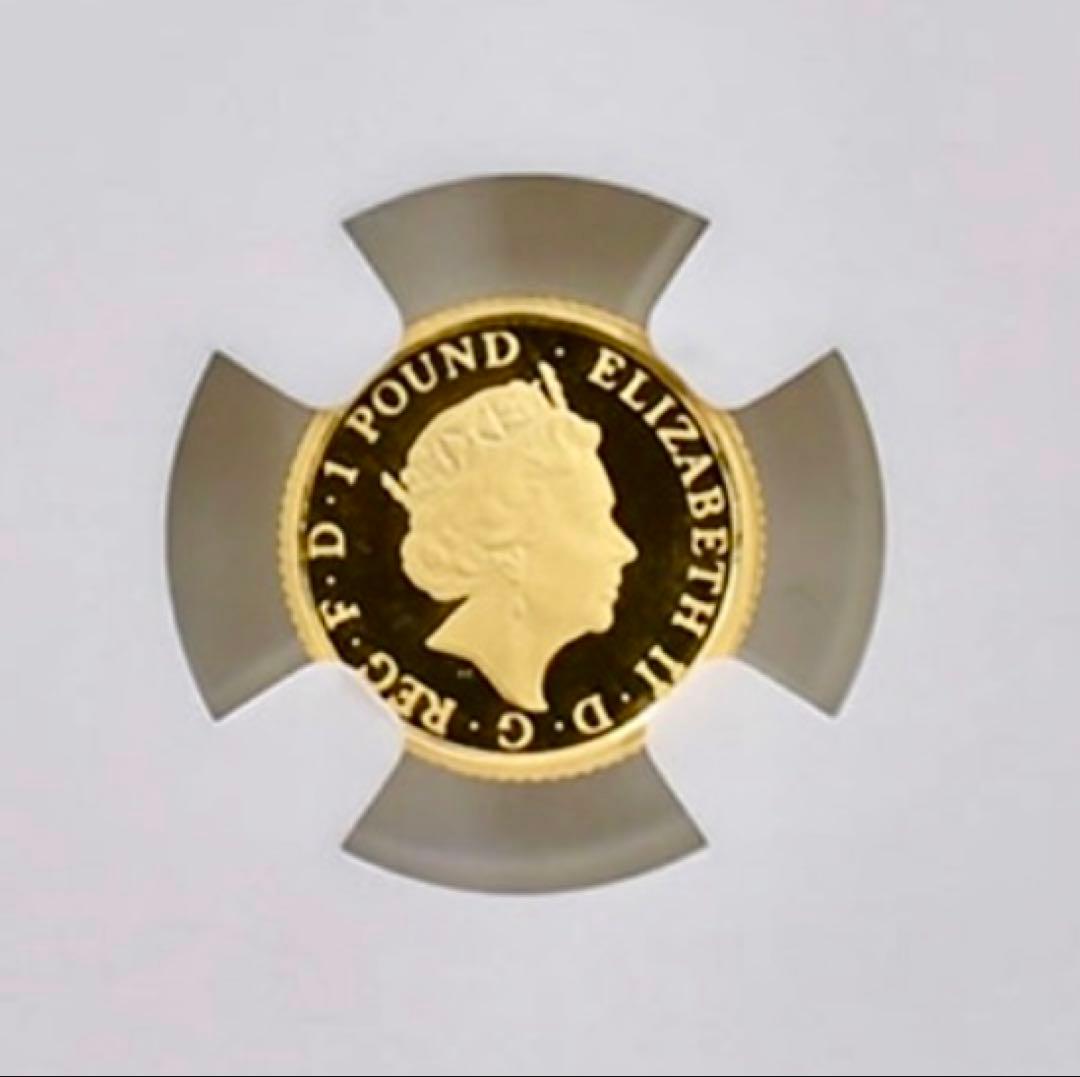 2015年イギリス ブリタニア 1ポンド NGC PF70ULTRA CAMEO