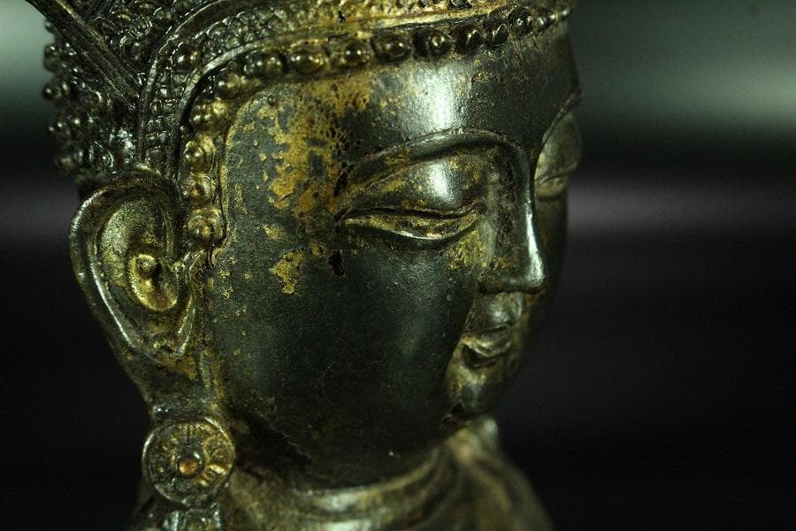 仏教美術 中国美術 仏像 古美術(K-LC975)