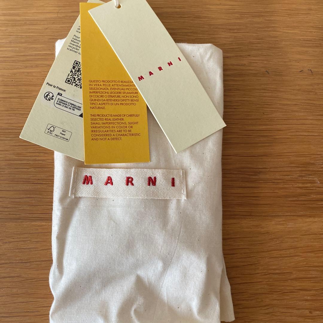 MARNI ファー レザー トートバッグ