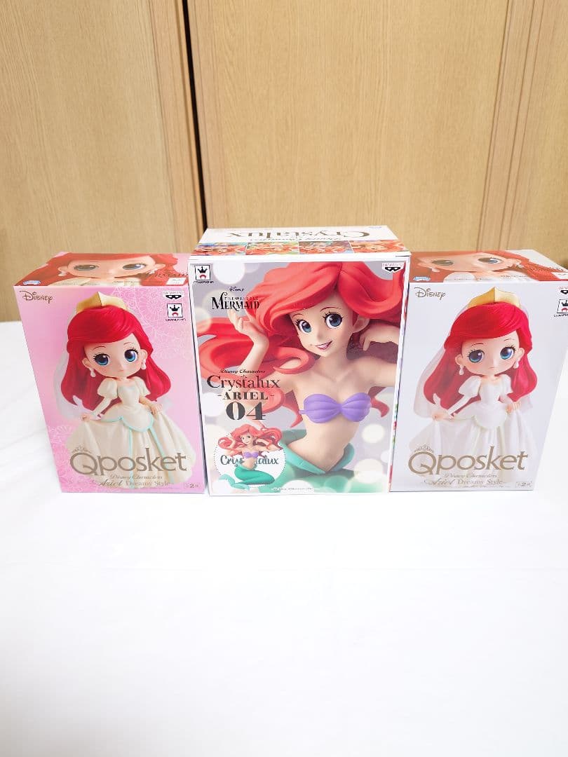 Qposket Crystalux アリエル フィギュア 5点セット
