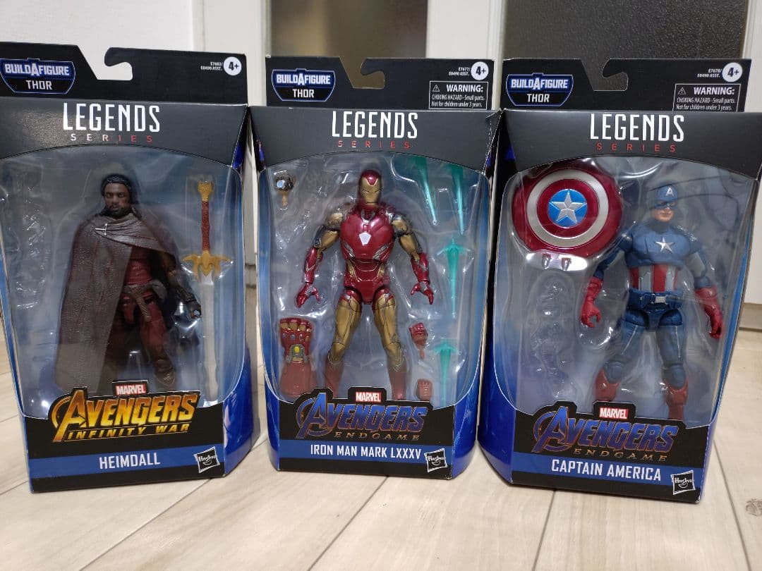 マーベル レジェンズ フィギュア 6体セット　マイティソー　ビルドパーツ