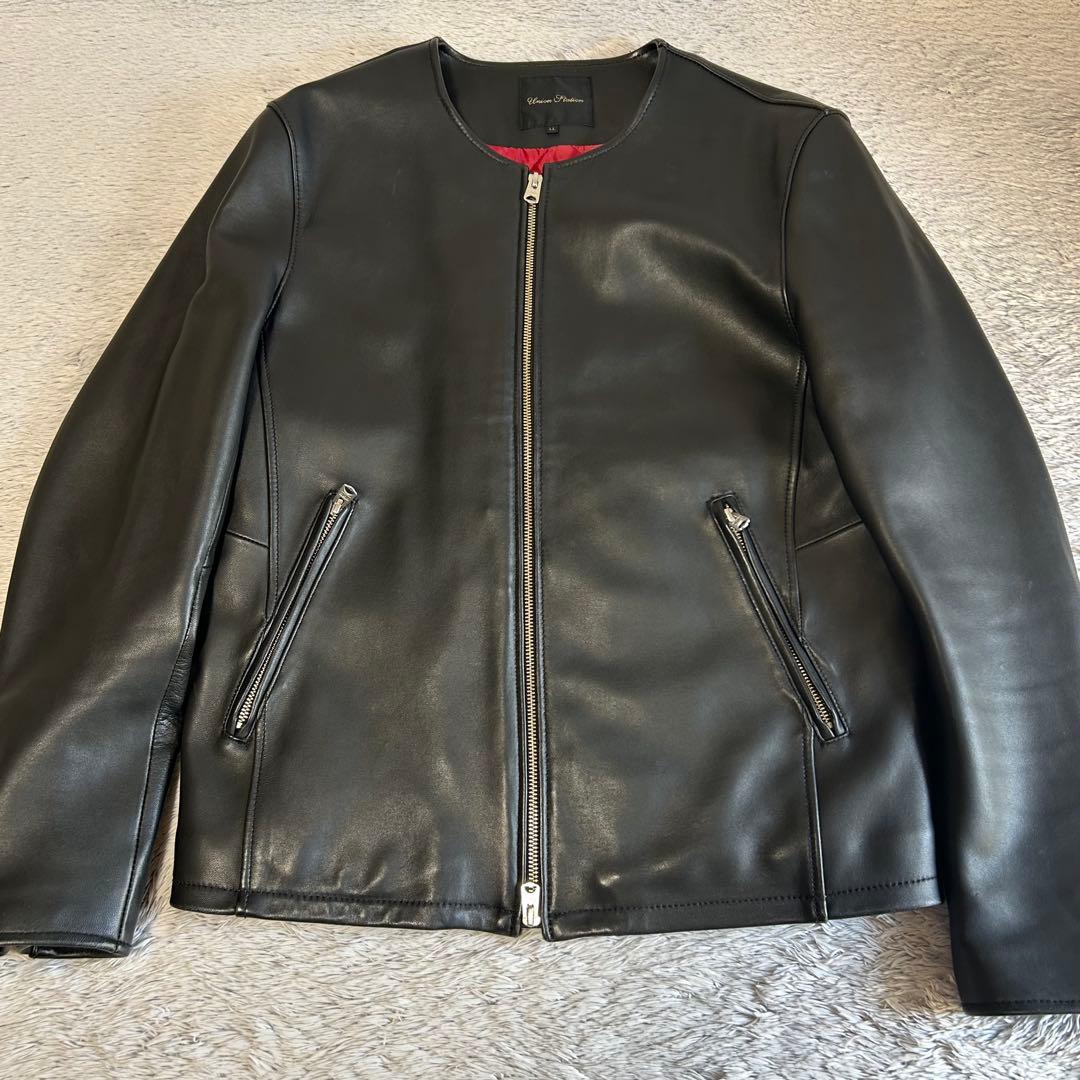 UNION STATION ユニオンステーション　シングルレザージャケット　XL