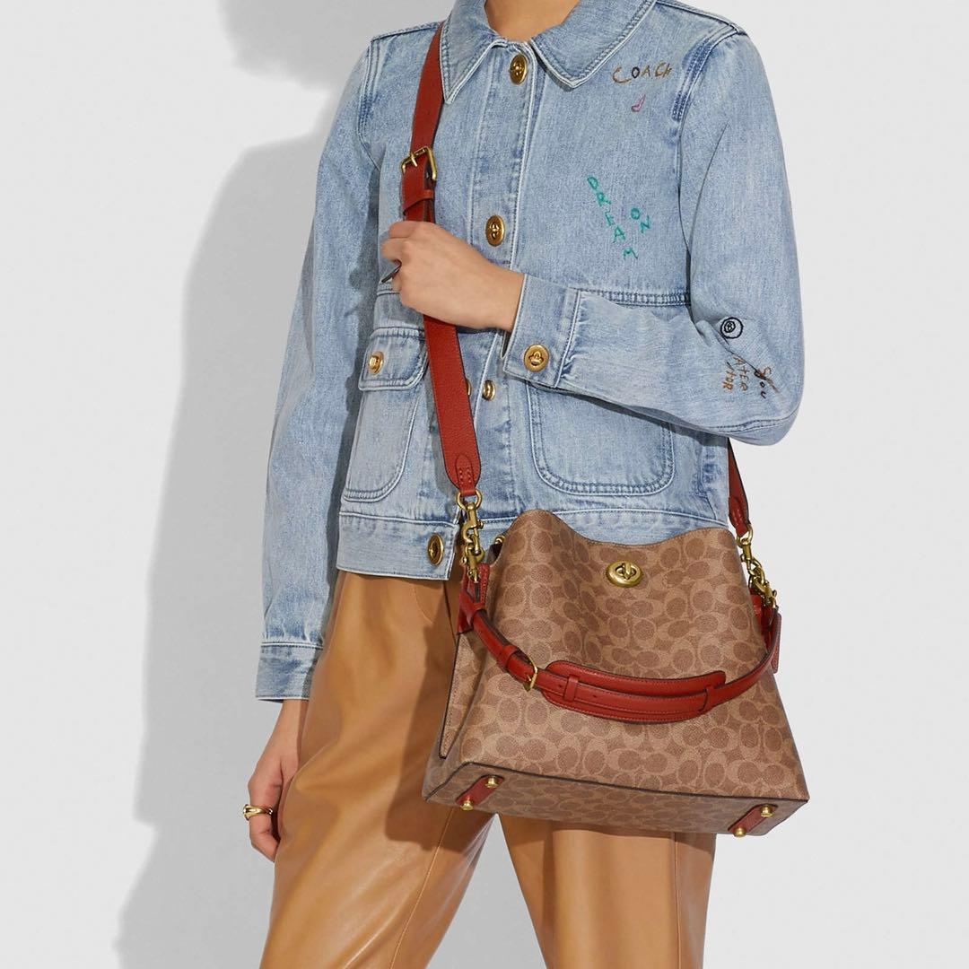 コーチ シグネチャー ショルダーバッグ 2way ウィロウ C2745