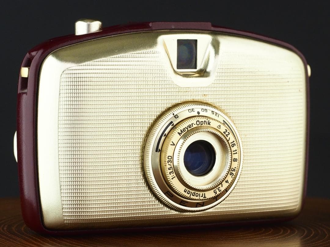 PENTI ハーフ判カメラ TRIOPLAN 3.5/30 ワインレッド