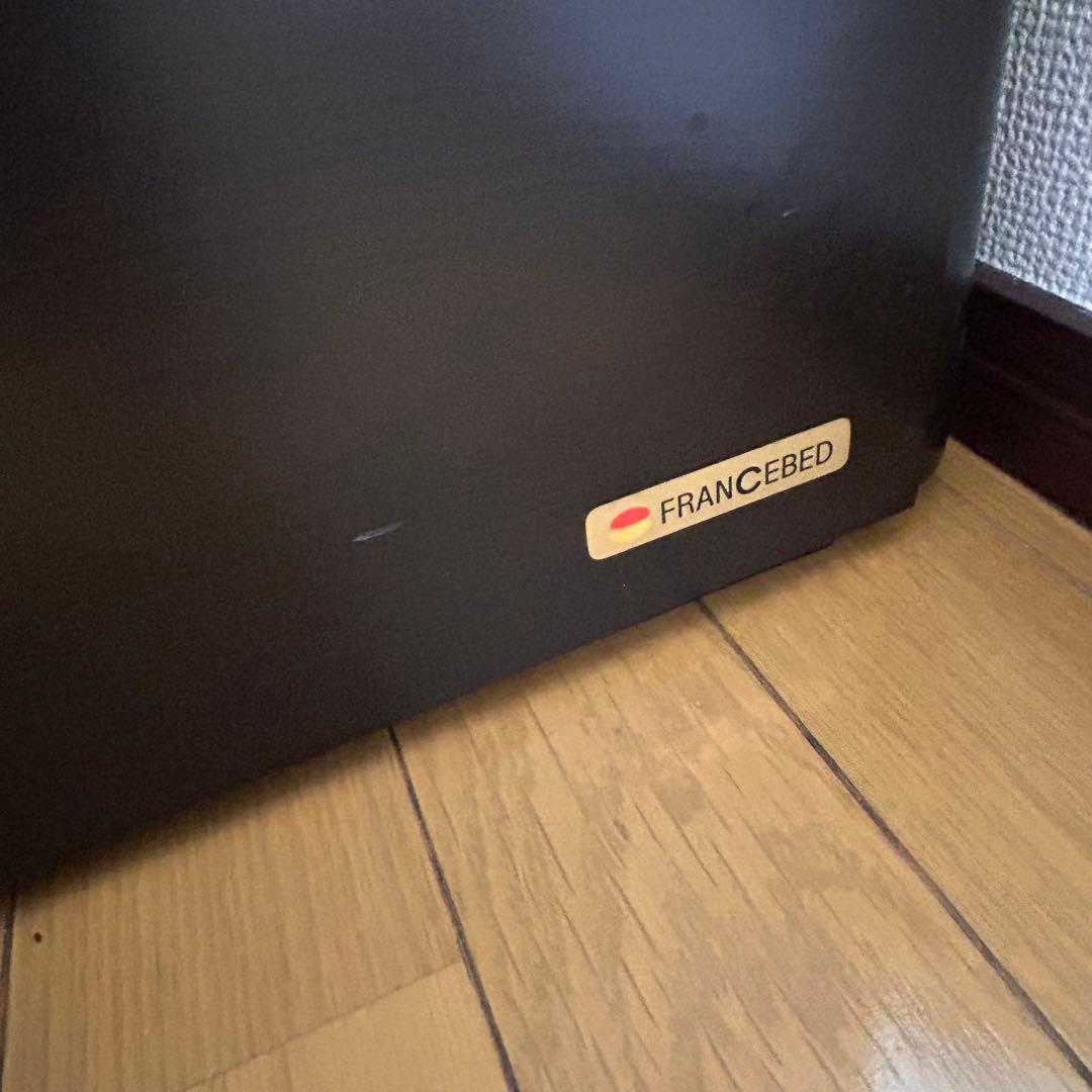 【美品✨】フランスベッド　シングル　マットレス　ベッドフレーム付き