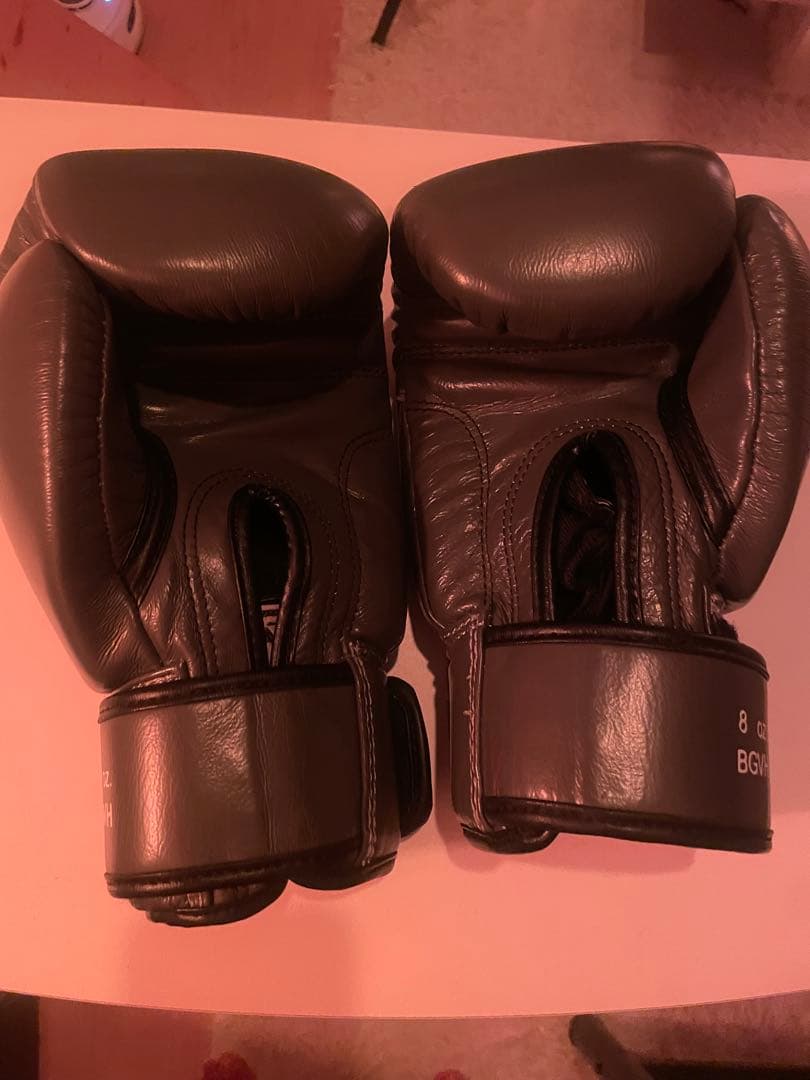 WINDY ボクシンググローブ 8オンス グレー+ RDXナックルパッドセット