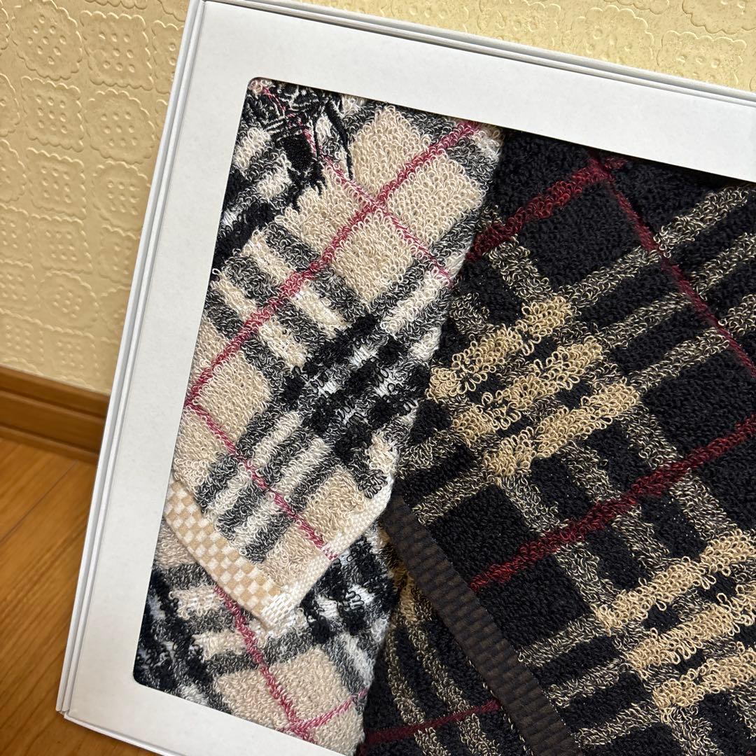 バーバリー　バスタオル＆フェイスタオル（バーバリーチェック）