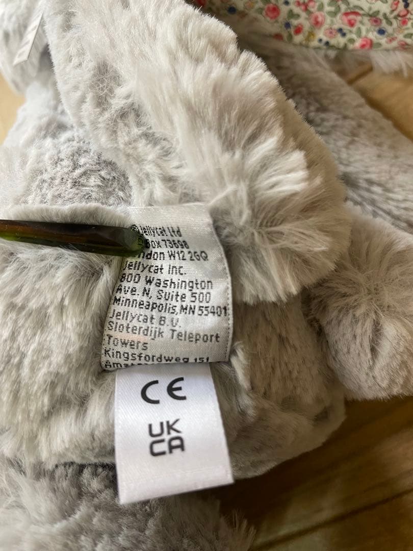   うさぎ　ぬいぐるみ　花柄×3 ノーマル×3