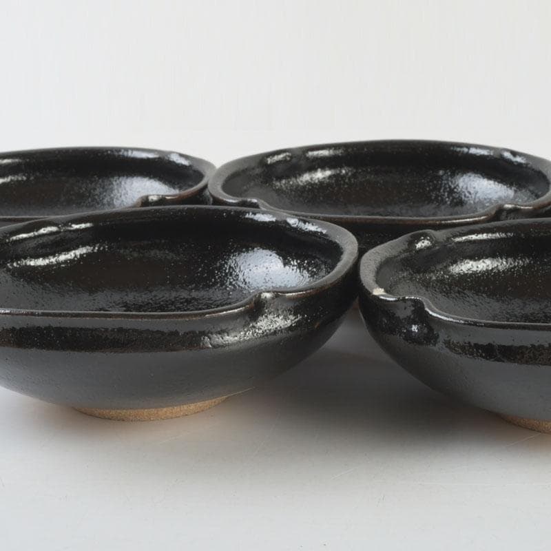 和食器　茶懐石　唐津焼　大杉皿屋窯　大橋裕作　向付　五客　共箱　V　9297