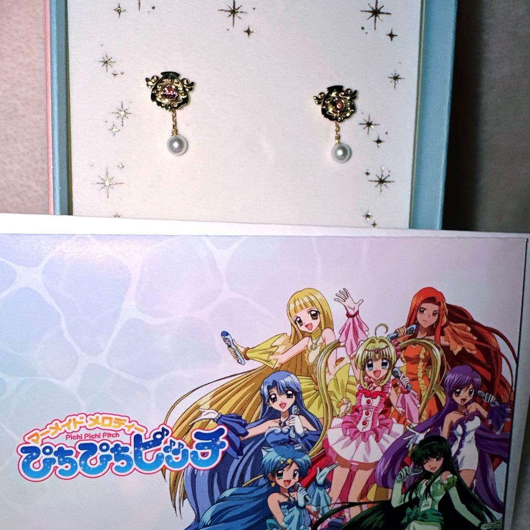 在庫1点のみ ぴちぴちピッチ るちあ K10 ピンクトルマリン 2WAYピアス