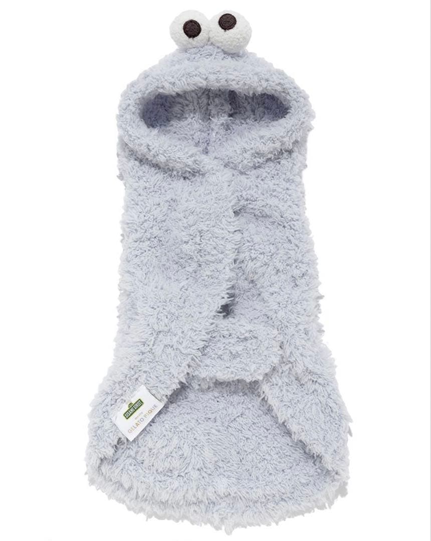 ジェラートピケ 【SESAME STREET】クッキーモンスター ケープ　完売品