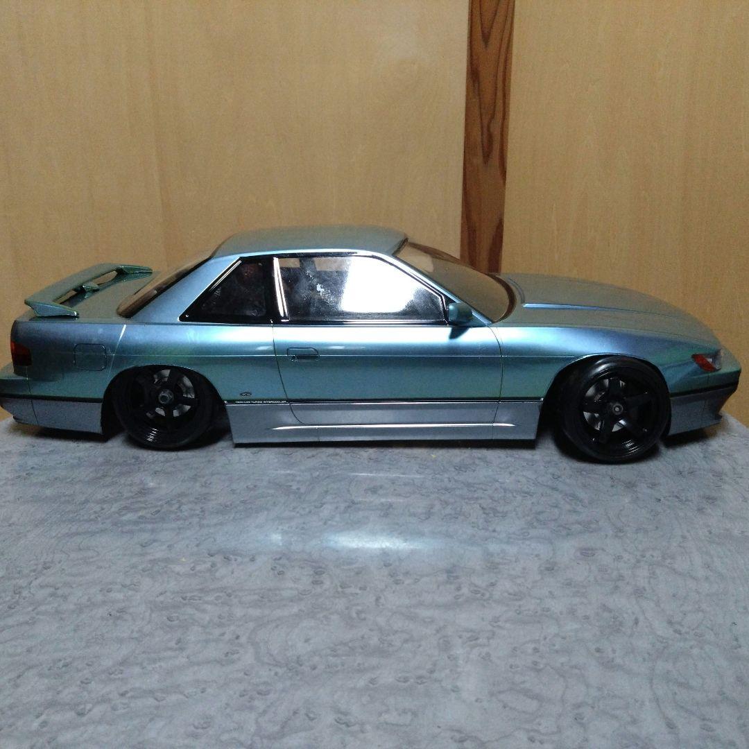 ABCホビー　シルビア S13　ライムグリーンツートン 未使用ボディ