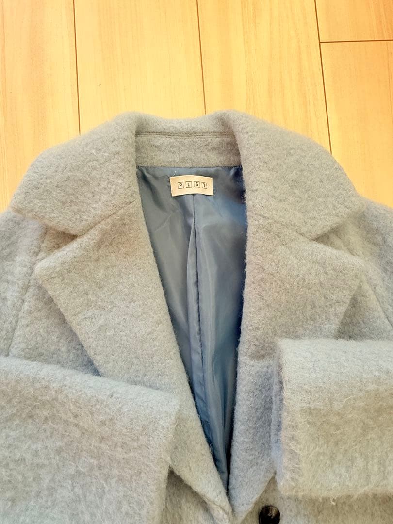 プラステ　シャギーチェスターコート