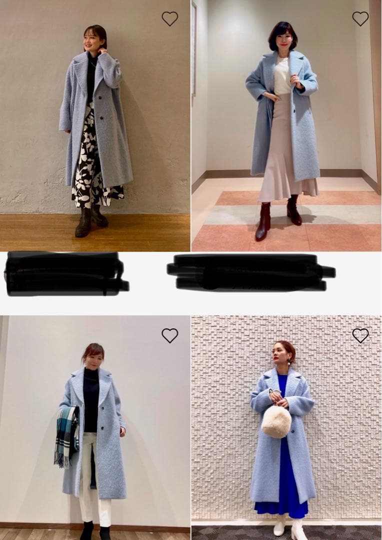 プラステ　シャギーチェスターコート