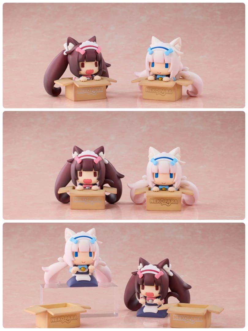 ネコぱら ショコラ＆バニラ デフォルメフィギュア