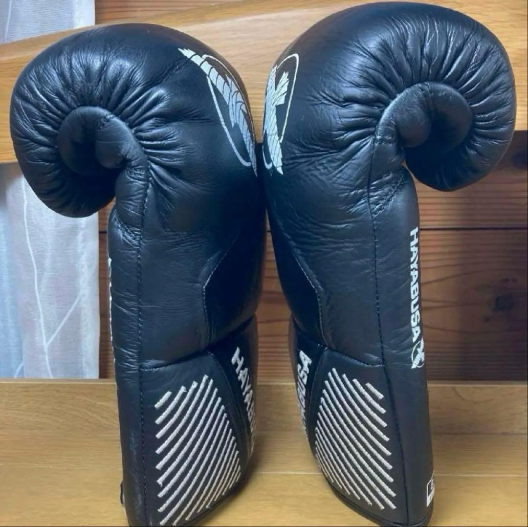 日本未発売HAYABUSA ボクシンググローブ 黒 試合用 8オンス