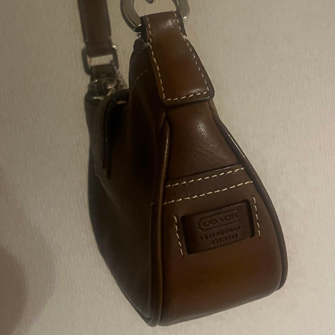 極美品 COACH ハンドバッグ ソーホー ワンショルダー レザー ブラウン