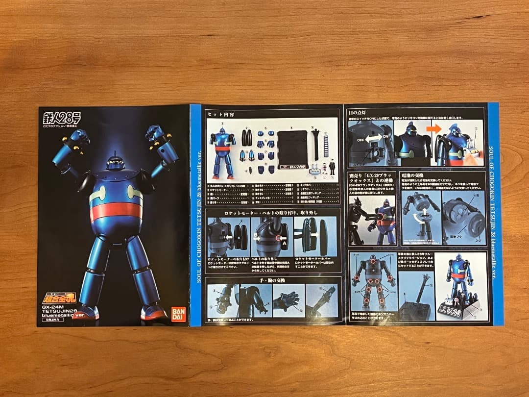 超合金魂 GX-24M 鉄人28号　ブルーメタリック
