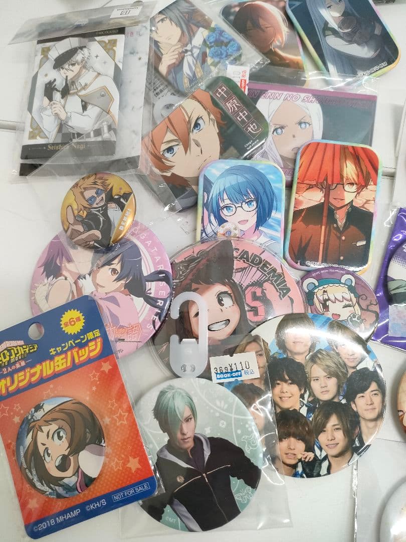 ノンジャンル　缶バッジのみ　アニメ　キャラクター　210点以上