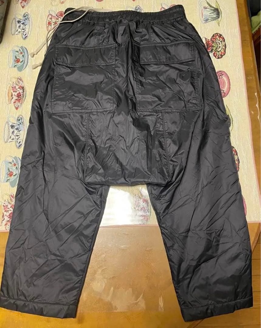 RickOwens DRAWSTRING CROPPED WOVEN サルエル