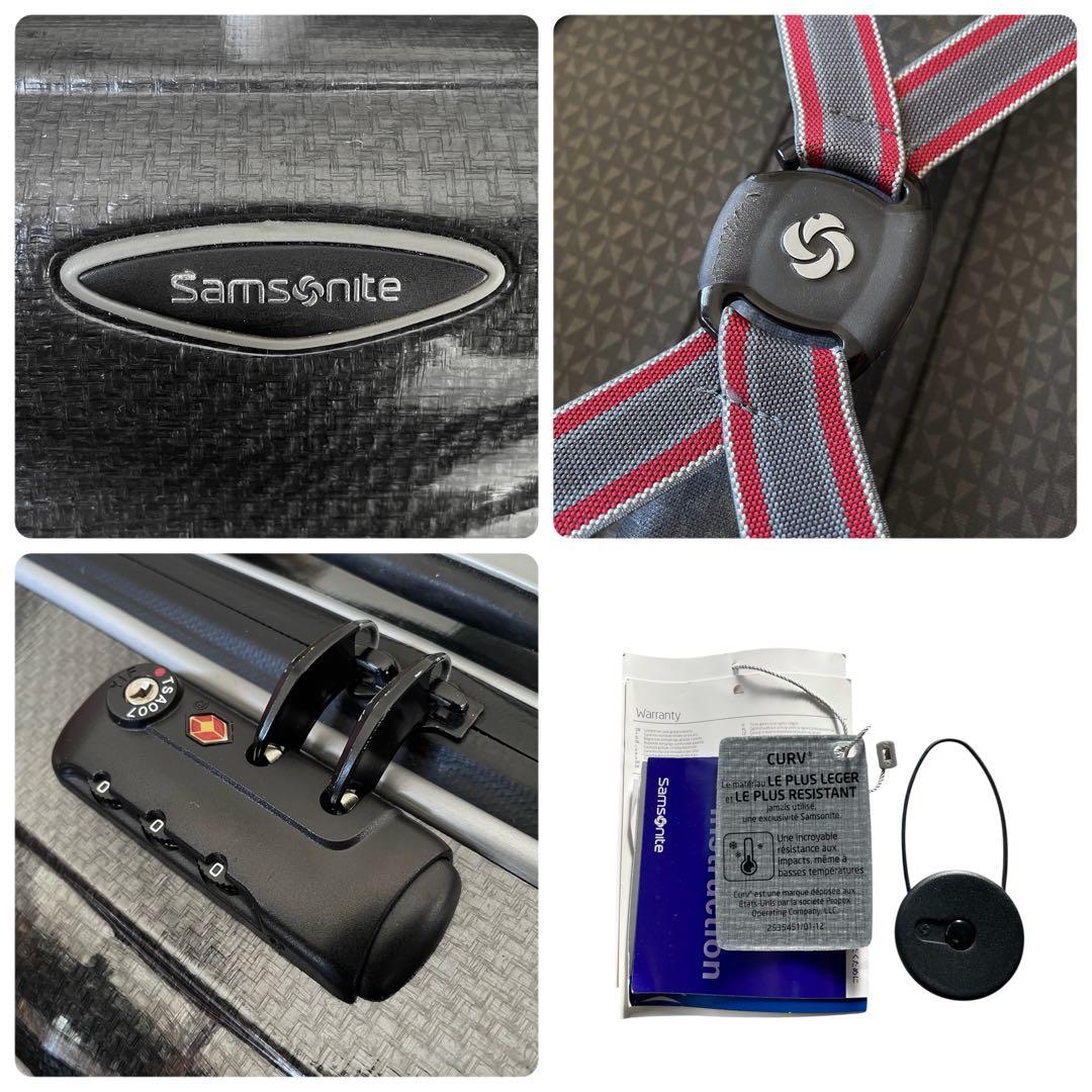 《超美品》サムソナイト ファイヤーライト55 機内持込 コスモライト 黒 35L