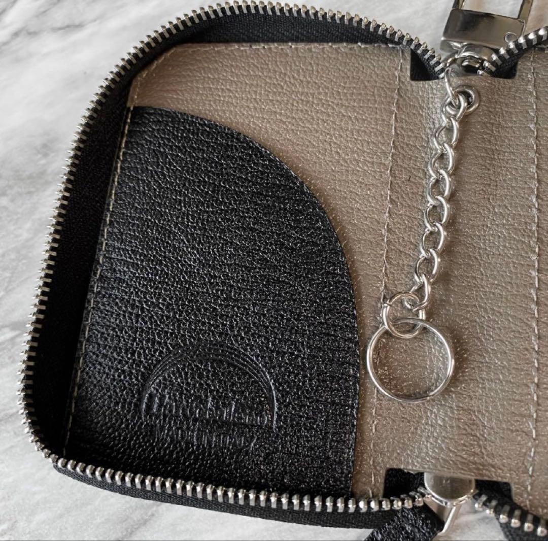 ラルコバレーノ L’arcobaleno スマートWキーケース ブラック