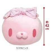 特大サイズ汎用うさぎ　もっちゃりまんじゅうクッションぬいぐるみ