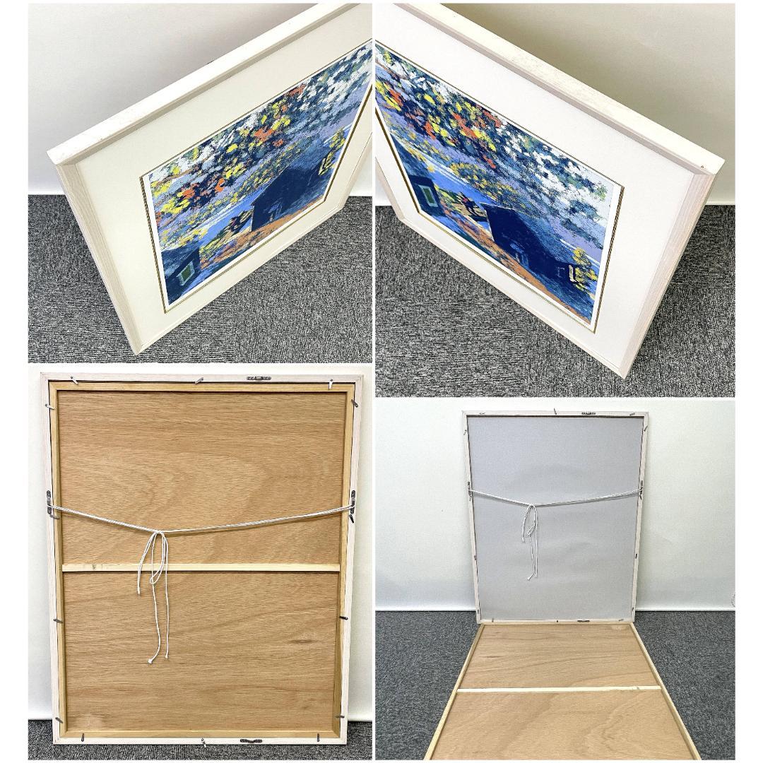 ダン・ウィン『秋に釣る』大判 リトグラフ 真作 直筆サイン入り1992