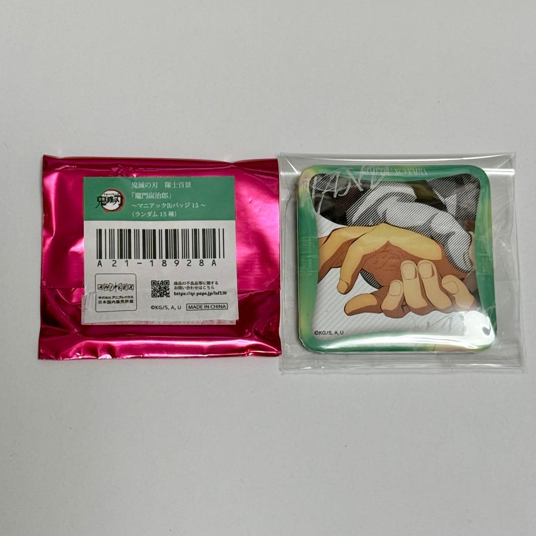 竈門炭治郎 冨岡義勇 鬼滅の刃 隊士百景 マニアック缶バッジ マニ缶