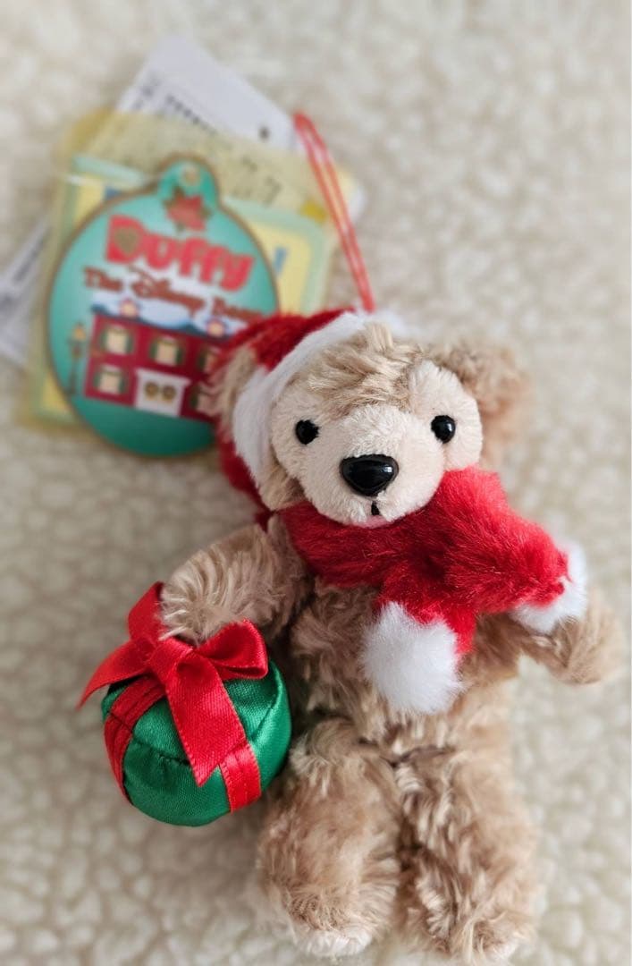 ディズニー　ダッフィー　ぬいぐるみストラップ