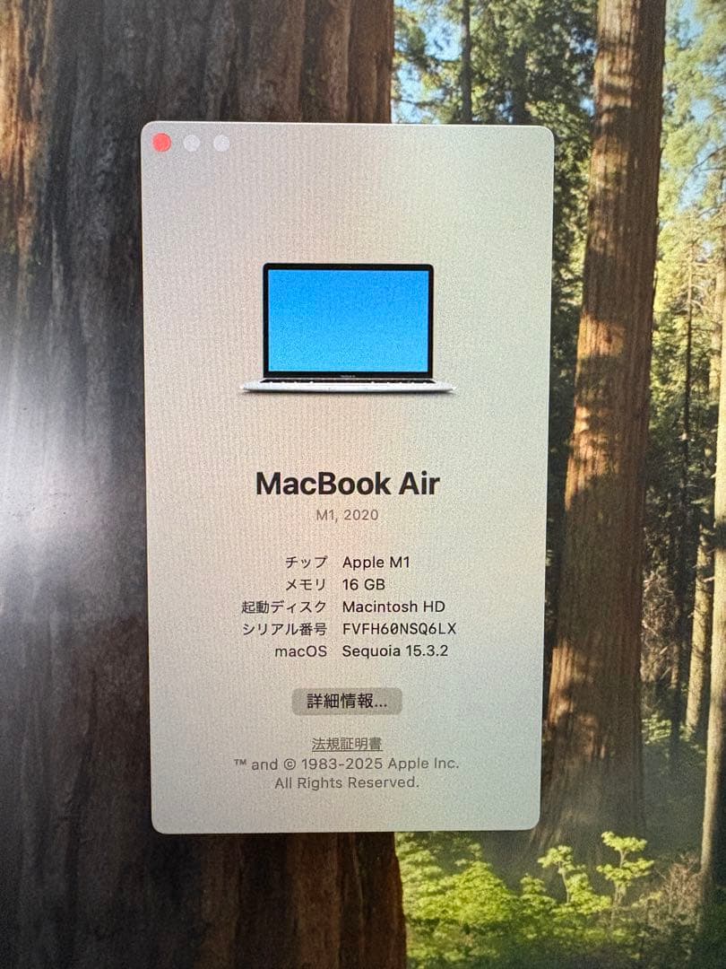 Apple MacBook Air M1 1TB 16GB シルバー