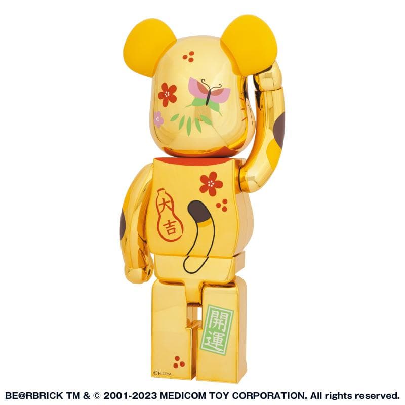 BE＠RBRICK 招き猫 ペコちゃん 福 金メッキ 1000％