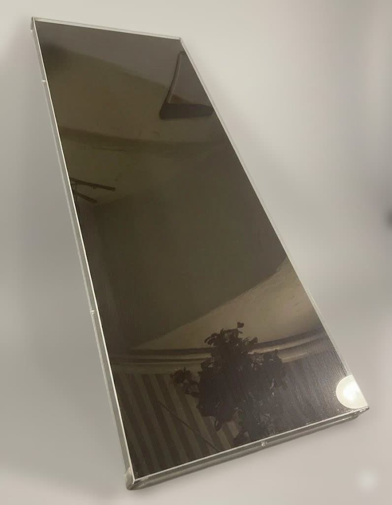 大型 アクリル フレーム 長方形 アート 絵画 ファブリック 染色 展示 特注品