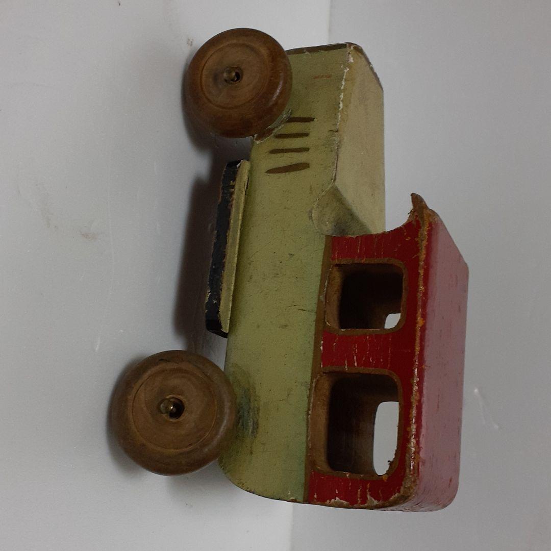 アンティーク木製　自動車　珍品