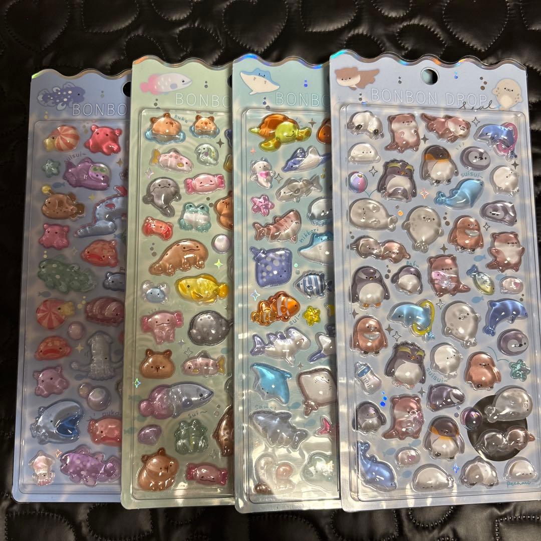 【正規品】水族館限定　ボンボンドロップシール