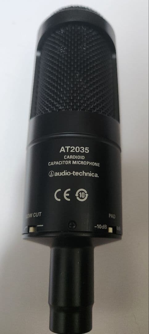 【みけ】audio-technica AT2035とYAMAHA AG03