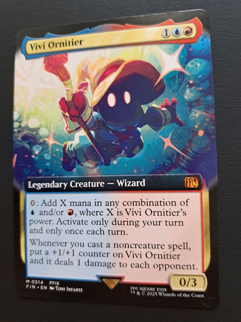 迷える黒魔道士、ビビ 英語 mtg カード