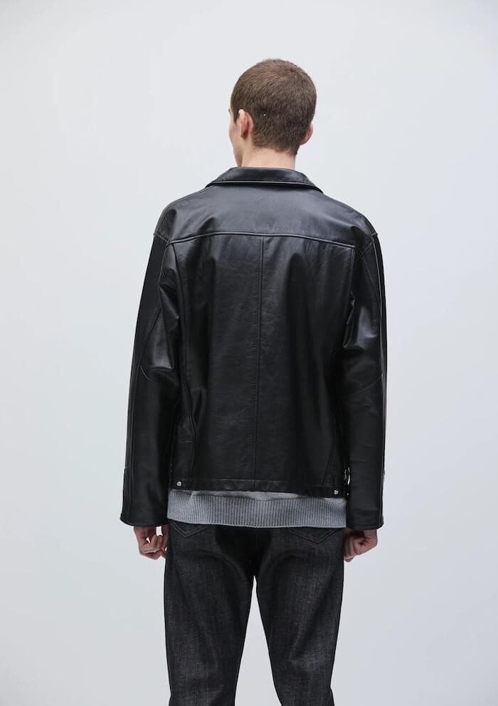 ジャケット・アウター NEIGHBORHOOD LEATHER PM JACKET L BLACK