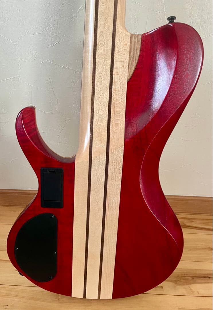 5弦ベースWeathered Black Low Gloss アイバニーズ