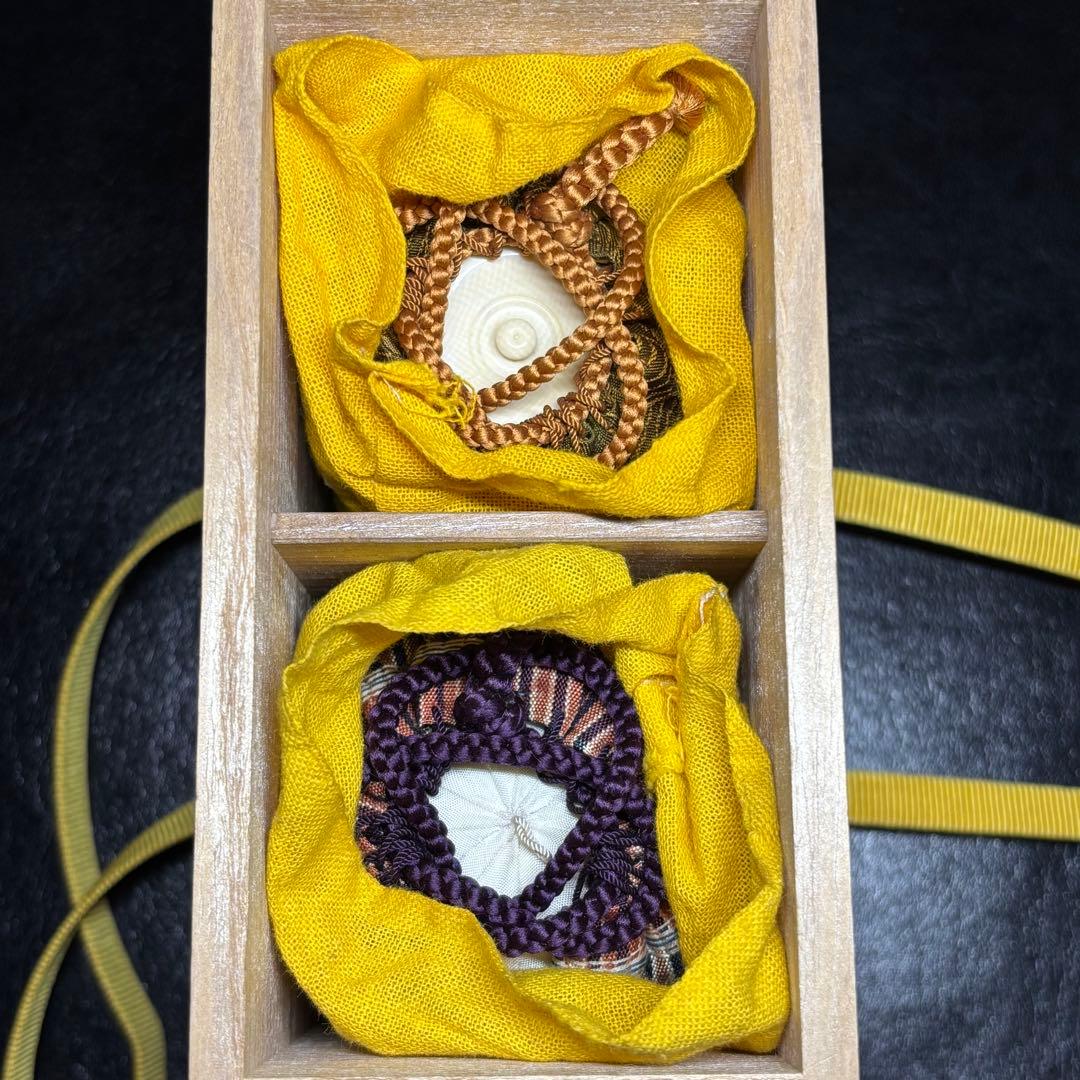 ★ 茶道具！膳所焼 陽炎園 肩衝茶入！久田宗也(尋牛斎)書付！共箱/仕覆付！★