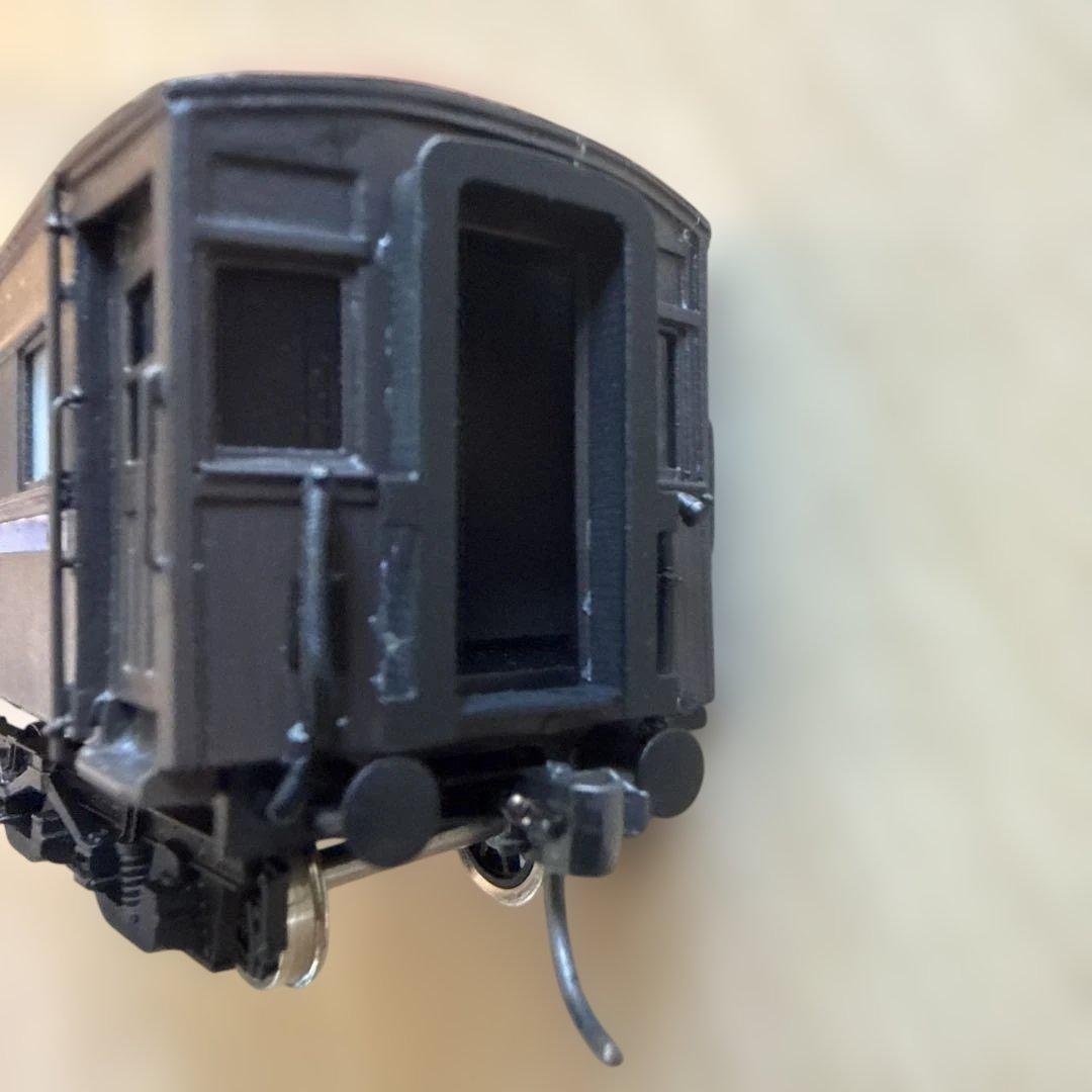 HO スロネ10067? 丸小窓　ブラウン客車モデル　客車ラスト出品