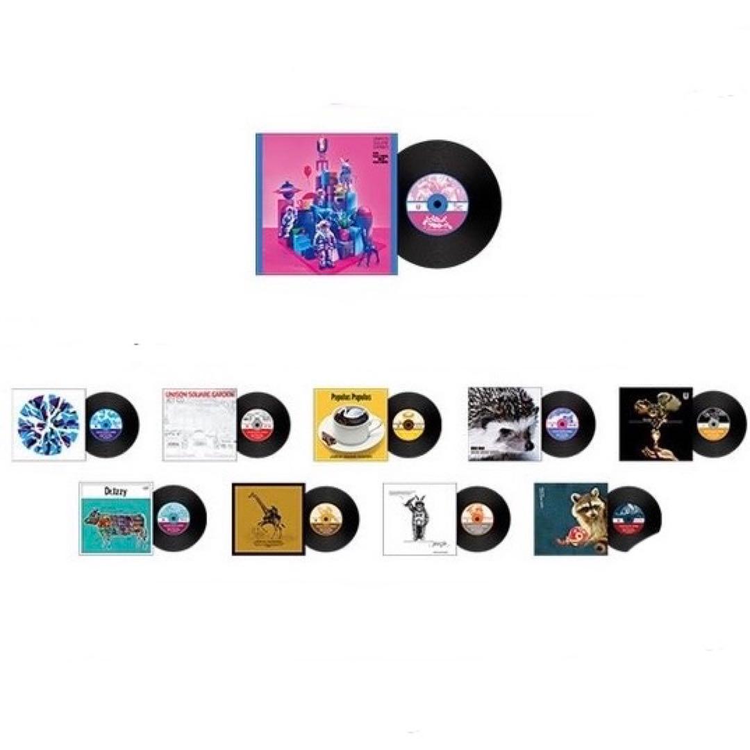 ユニゾン スクエア ガーデン　レコード型コースター