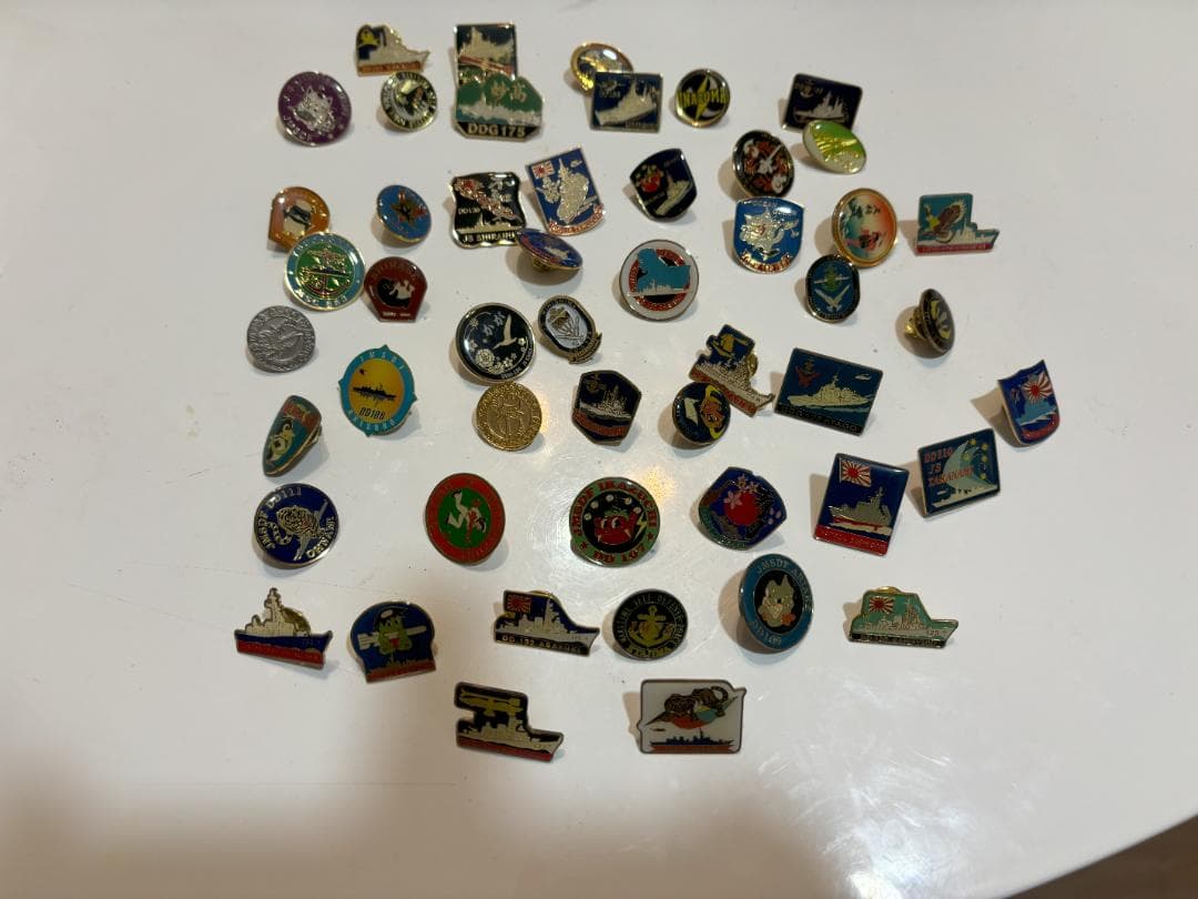 海上自衛隊　艦艇　ピンバッチセット　まとめうり