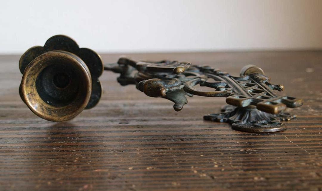 ピアノ用 キャンドルスタンド ピアノ燭台 金属 キャンドルホルダー /J931