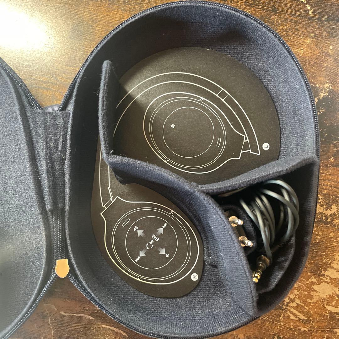 SONY ワイヤレスヘッドホン ダークブルー