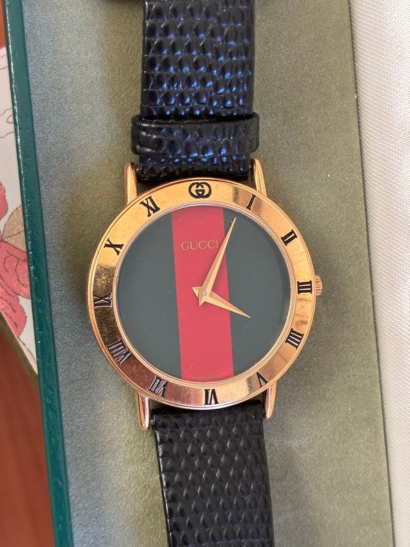 グッチ 3000.2.M 腕時計 クオーツ文字盤 メンズ レディース