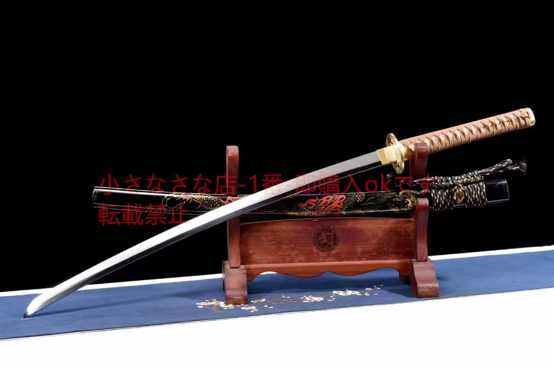 高輝度鏡面銅装侍刀『騰龍鏡面打刀』古兵器 武具 刀装具 日本刀 模造刀 居合刀