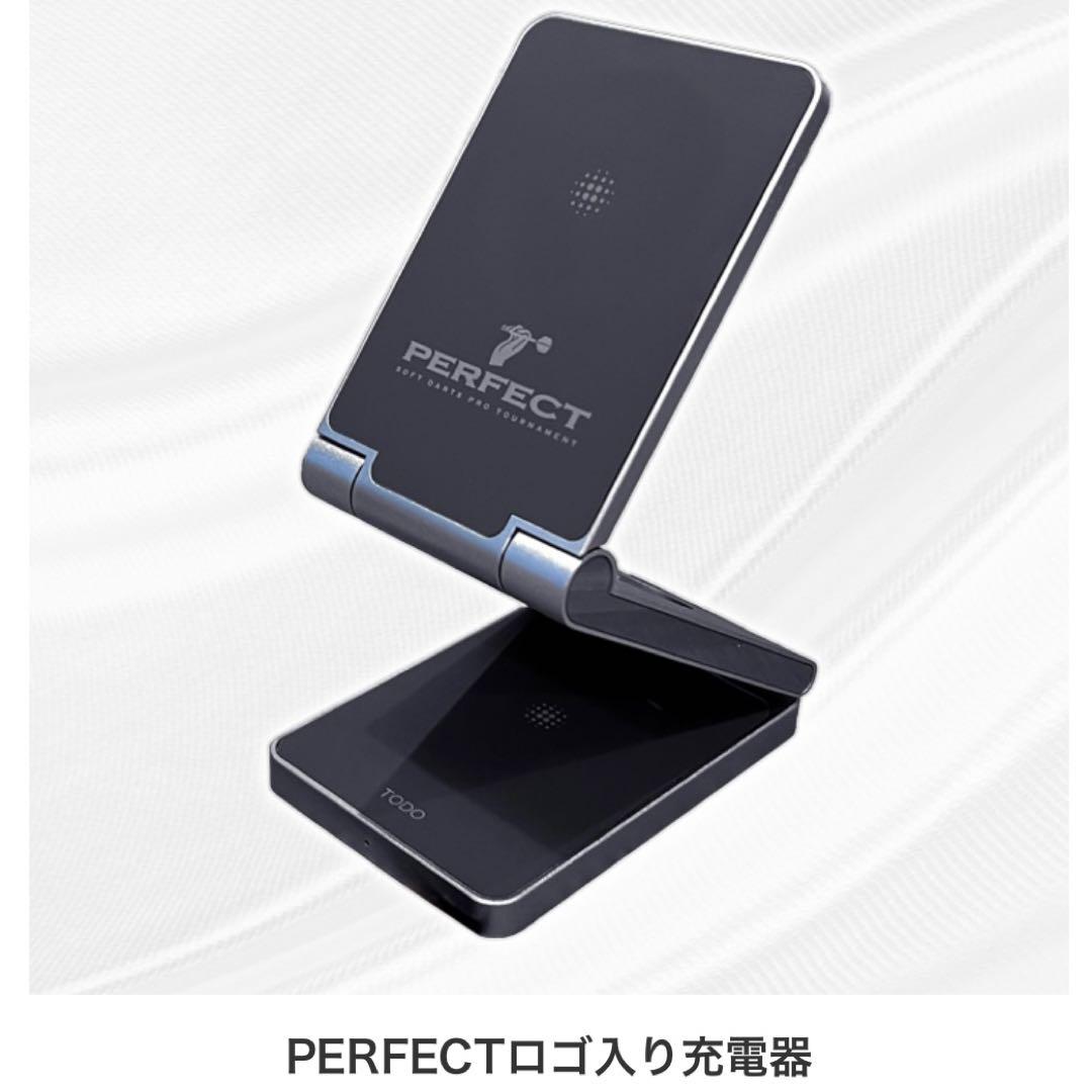 PERFECTロゴ入り充電器 プロと対戦キャンペーン賞品