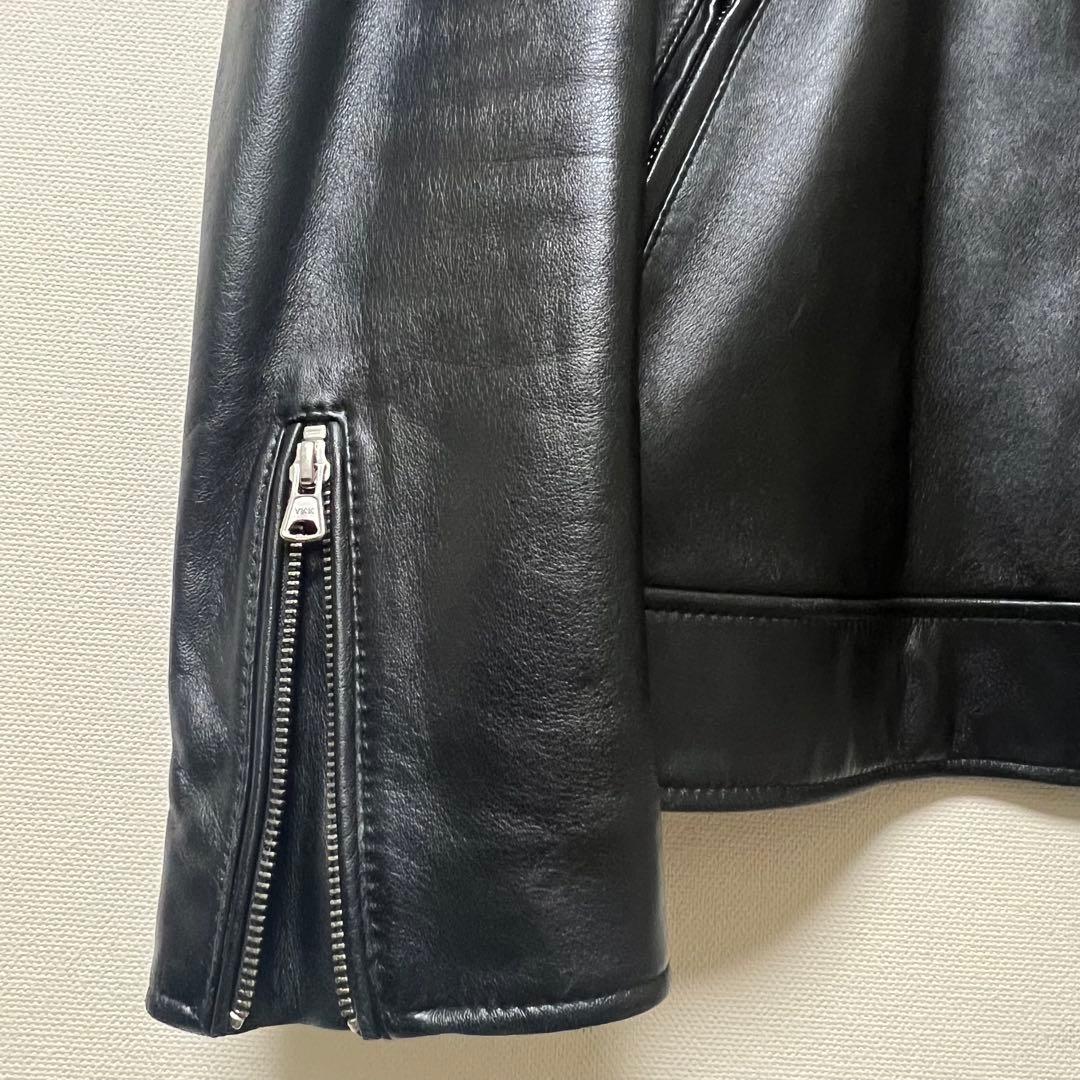 【美品】COVERNAT 本革 シープスキン レザージャケット L ライダース